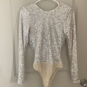 Lulus Sequins bodysuit